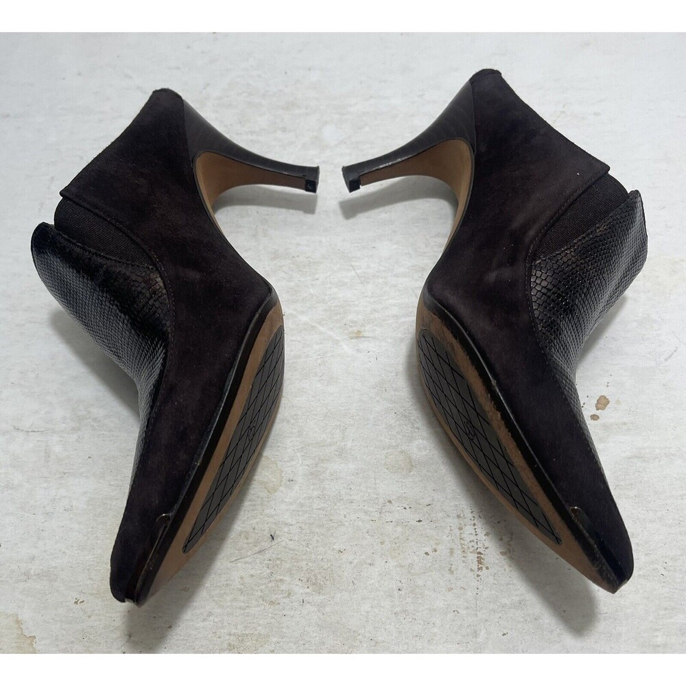Donald J. Pliner TRIST2-LL M070 Bronze Metallic Lizzard Heeled Mule Size 7M EUC - Picture 10 of 14